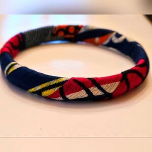 Colorful fabric bracelet